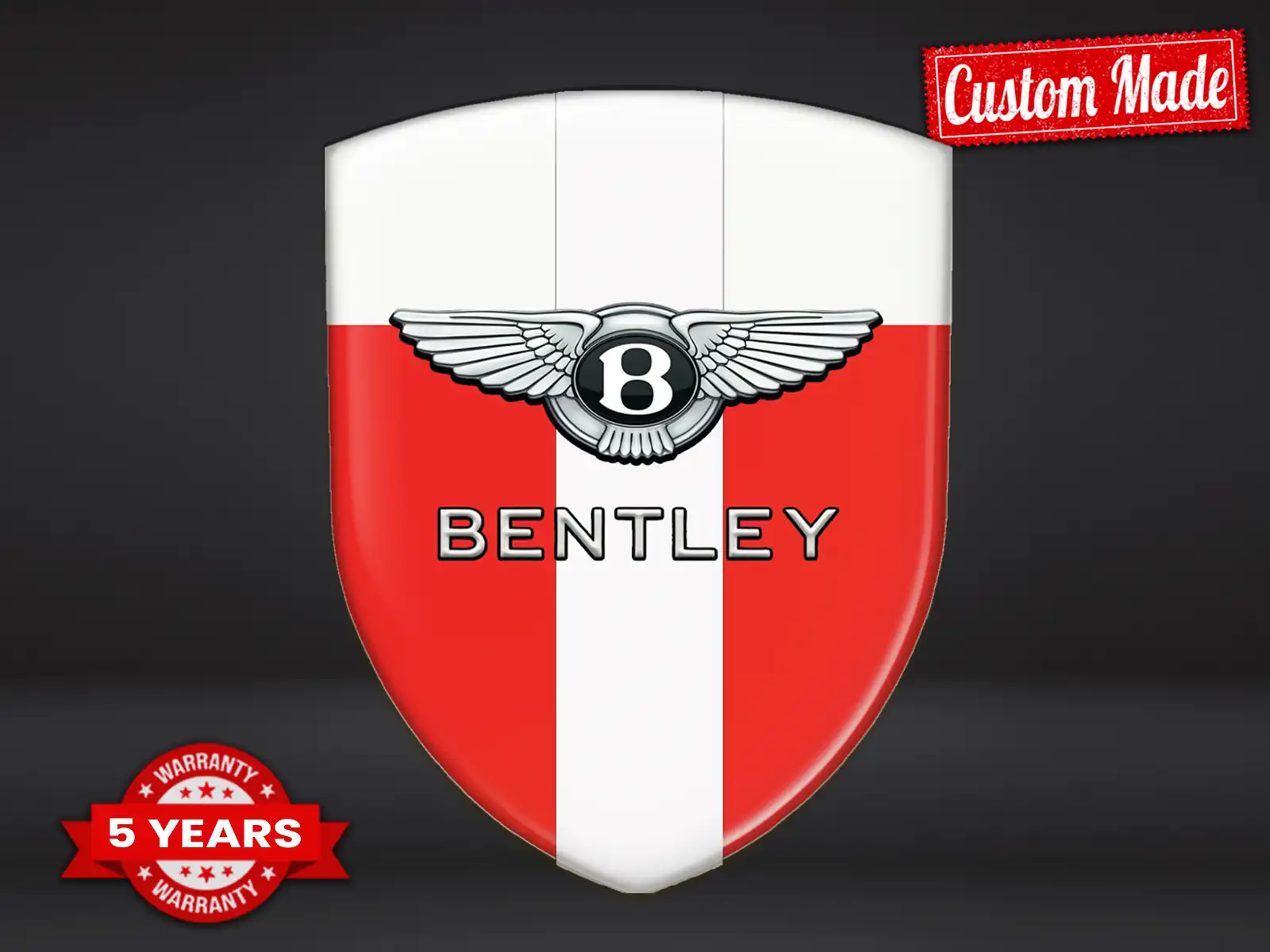Bentley Heckscheibenaufkleber Stern Premium Universal Auto